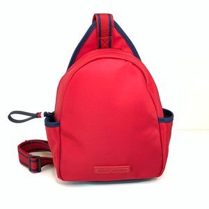 Tommy Hilfiger Backpack Single Strap Red Nylon
